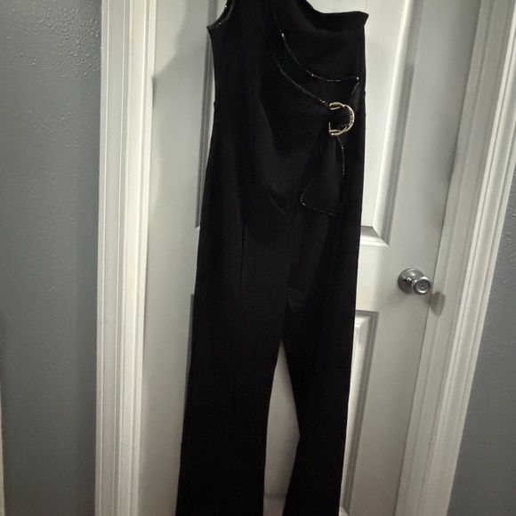 Fashion Nova Black Belted Jumpsuit - Picture 4 of 6